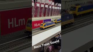 Roco NS Traxx 186 012 met de Sound van Roco zelf op basis van Zimo. #modelspoor #modeltrein #roco