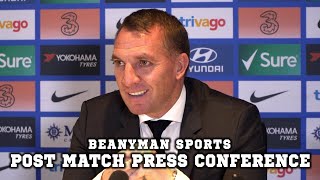 'We had to battle REALLY HARD, obviously top-class side' | Chelsea 1-1 Leicester | Brendan Rodgers