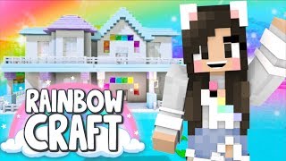 💙Building My House! Rainbowcraft Ep. 2