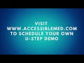 u step 2 walker demo accessible systems