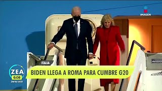 Joe Biden llega a Roma para la Cumbre del G-20 | Noticias con Francisco Zea