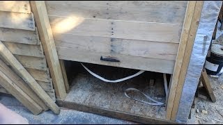 Wooden Roll Up Door and Hinge Making * #5 Pallet Shed from FREE materials