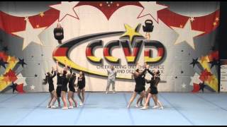 RMNord2015 - Black Panthers - Senior Coed Cheer Level 5