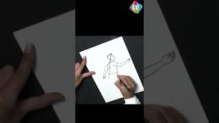 Learn To Draw Figure In Action | Figure Drawing CREATIVEDGE #shorts