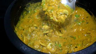 ರುಚಿಕರ ಮಶ್ರೂಮ್ ಮಸಾಲಾ👌❤️tasty easy mushroom masala for chapati,roti,ghee rice.