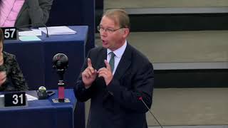 Philippe Lamberts interpelle Emmanuel Macron au Parlement européen