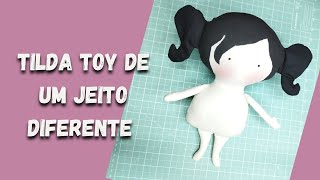 Boneca tilda toy , de um jeito diferente