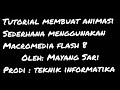 Tutorial membuat animasi sederhana dengan Macromedia flash 8