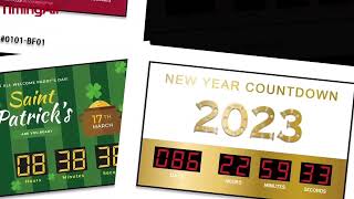 Mix Countdown Timer-Holiday, grand open, retirement, sales, safety, vote