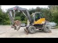 Used Mecalac 714MW 2015 Wheeled excavator | equippo.com