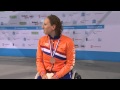 Women's 100m freestyle S8 | Victory Ceremony | 2014 IPC Swimming European Championships