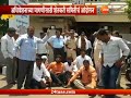 dhule farmers agitation in front of minister subhash bhamre house