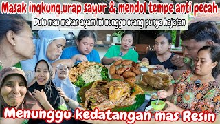 MASAK AYAM INGKUNG JAWA & URAP SAYUR,MENDOL TEMPE ANTI AMBYAR‼️MELIHAT JARANAN UJUNGNYA BERANTEM