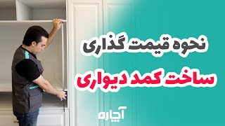 نحوه محاسبه هزینه قیمت گذاری کمد دیواری + قیمت ساخت کمد دیواری + انواع چوب کمد دیواری | آچاره