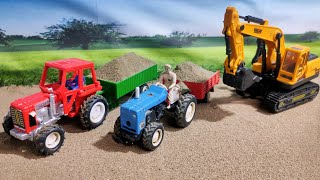 Mini tractor transporting | Radha Krishna Trolly |diy tractor making| tractor framar@toysforkhenla