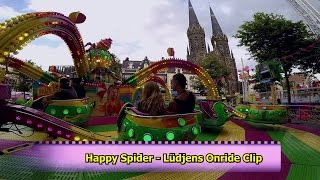 Happy Spider Onride Clip - Hans-Lutjes jn - Kirmes Tilburg 2016 by kirmesmarkus