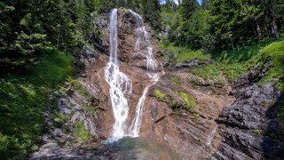 Hike into Zipfelsbach Waterfall and Ostrach River in Hinterstein