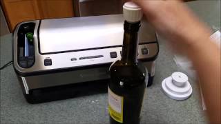 FoodSaver® V4865 2-In-1 Vacuum Sealing System: How to Seal a Bottle