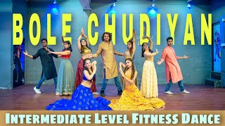 Bole Chudiyan | K3G | Intermediate Level Fitness Dance | Akshay Jain Choreography | DGM