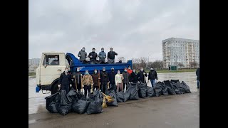 16.04.2021. ХАЕС. Молодь прибирає Нетішин.