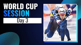 Day 3: World Cup Session | Milwaukee 2025 | #SpeedSkating