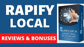 Rapify local review \u0026 bonuses |  Website builder software | jack hopman