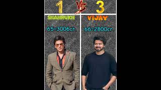 Shahrukh Khan vs Vijay thalapathy comparison//#srk #vijaythalapathy #comparison