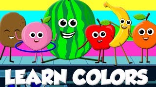 Learn Colors With Fruits | Song Nursery Rhymes For Kids by Kids tv