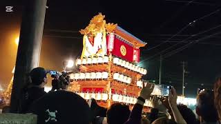 西条祭り2024御旅所神戸校区だんじり