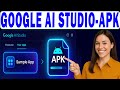 BUILD Android App in Google AI Studio & GET APK for FREE (Even a BEGINNER Can Do This!)