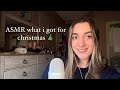 ASMR what i got for christmas 2024! 🎄❤️