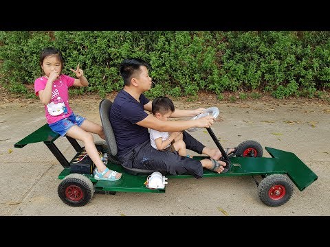 How to Make F1 Electric Car | DIY Go kart at Home How to Make F1 Electric Car | DIY Go kart at Home