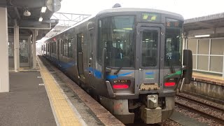 あいの風とやま鉄道(普通)車窓 泊→富山/ 521系 泊1421発(金沢行)