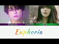 EUPHORIA duet with JUNGKOOK BTS (방탄소년단) COLOR CODED KARAOKE LYRICS