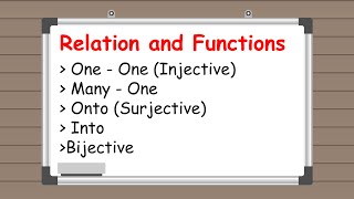 Understand Onto Into One One Many One Injective Surjective Bijective functions | Hindi