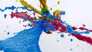 2837 -  Liquid Paint Splash colorful Logo Reveal animation intro