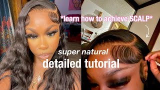 DEEP SIDE PART AND SOFT CRIMPS!😍 28 inch Body wave | Detailed Install Tutorial | Tinashe Hair