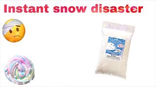 instant snow disaster(gone wrong)(got whooped)