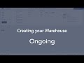 Creating your warehouse in Ongoing WMS