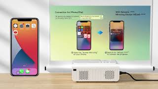 M03H - How to connect to iPhone/iPad?-VOPLLS projector