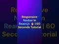 Build a Responsive Navbar Using React + Tailwind CSS