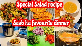 Aaj ka menu saab ka favourite ha || Merey kachumber salad ki recipe || Traditional khaney ka maza