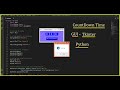 Best Digital Countdown Timer Display GUI - Tkinter Module Python | source code is in description