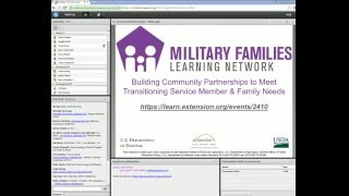 Building Community Partnerships to Meet Transitioning Service Member & Family Needs