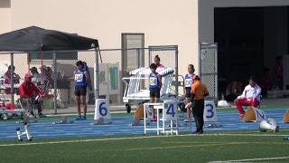 2018 第34回 名桜大学記録会　中学女子100ｍ セカンドレース 2組