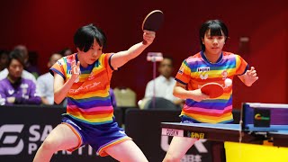 工藤夢 中村泉月 vs 青木咲智 伊藤詩菜 TFINALGAME 京都カグヤライズ vs 日本ペイントマレッツ ノジマTリーグ2024-2025 9月7日 KBSホール FG【卓球 Tリーグ公式】