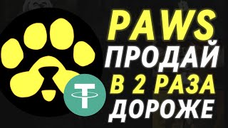 КЛЭЙМ PAWS, ПРОДАЙ ТОКЕНЫ PAWS ПРАВИЛЬНО! КОГДА ЛИСТИНГ ПАВС ДРОП AIRDROP COIN НА БИРЖУ ВЫВЕСТИ