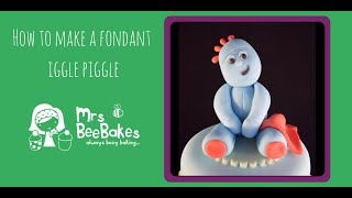 How to make a fondant Iggle Piggle cake topper