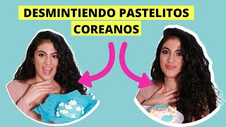 DESMINTIENDO MINI PASTELES COREANOS. CON INGREDIENTES DE SUPERMERCADO.DE VERDAD SON TAN BONITOS???