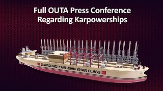 OUTA Press Conference  - Karpowership Legal Action